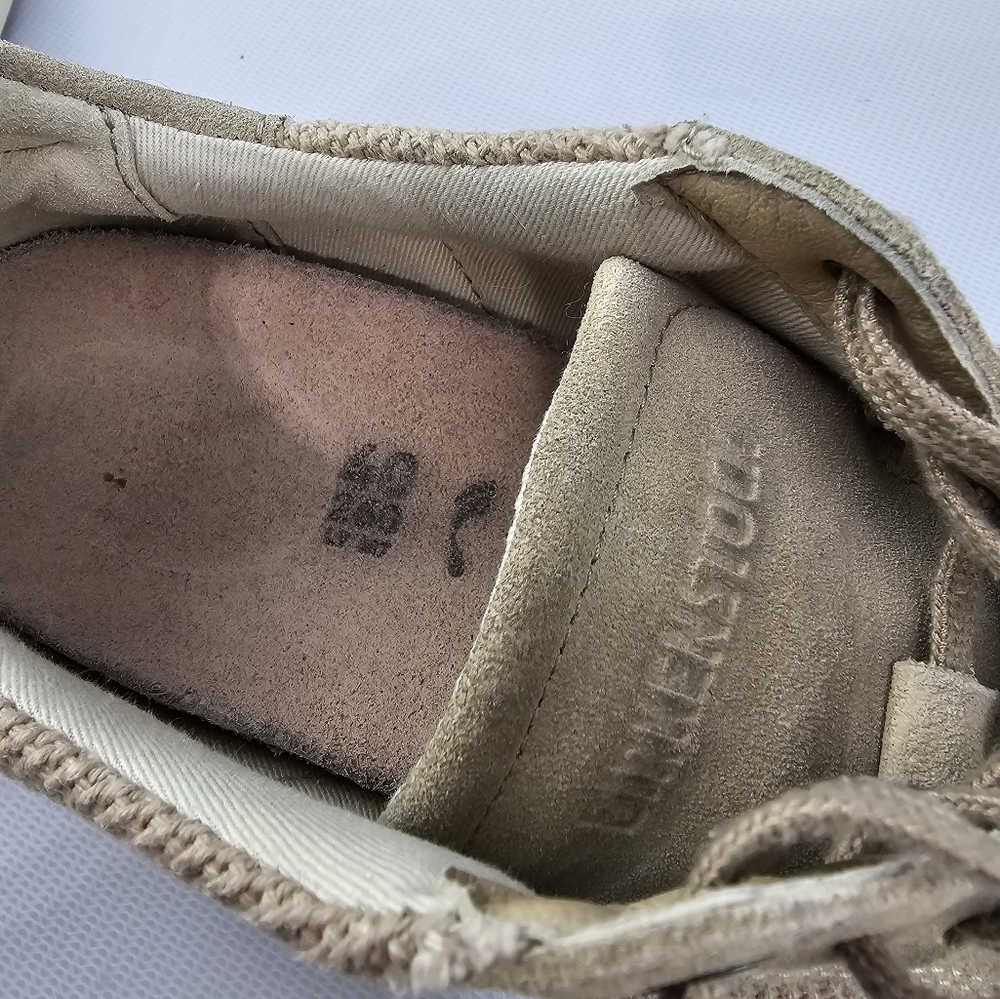 Birkenstock Bend Low Sneakers Sandcastle Canvas Suede 40 - Picture 8 of 8
